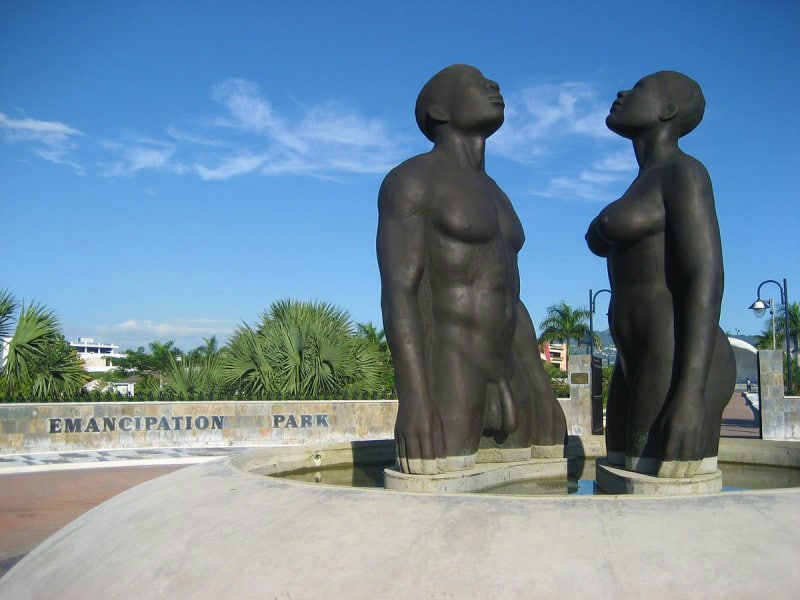 Sculpture At Emancipation Park